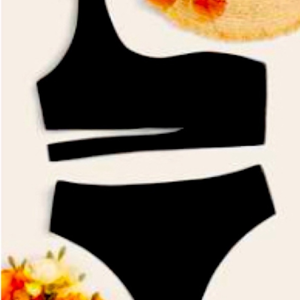 Black shein bikini
